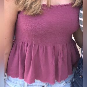 LA hearts pacsun magenta tank top